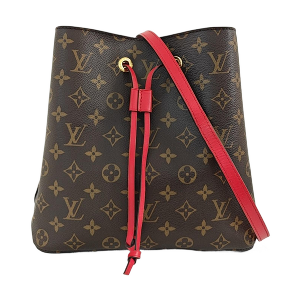 NÉONOÉ MM Monogram Coated Canvas Brown