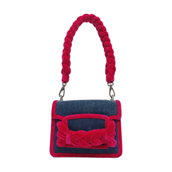 Denim Shoulder Bag Blue