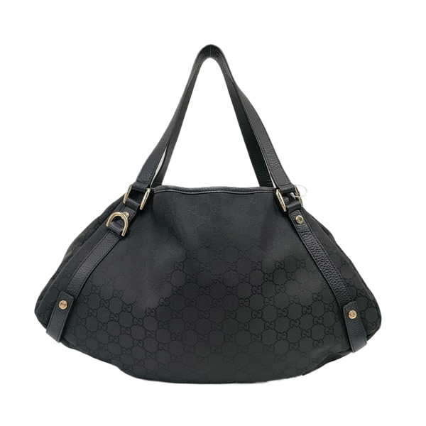 Abbey Medium Monogram Canvas Black