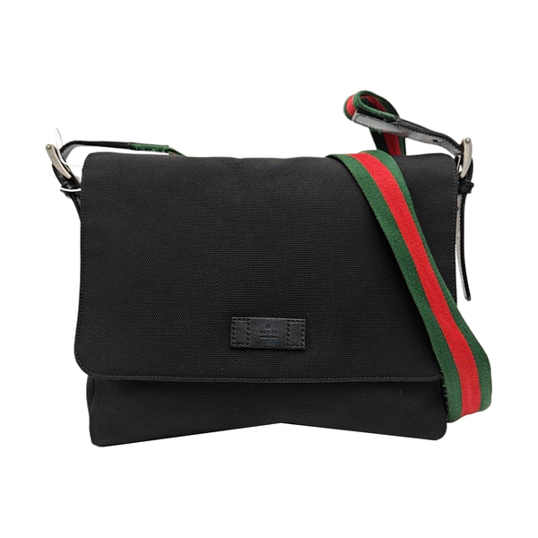 Canvas Shoulder Bag Black