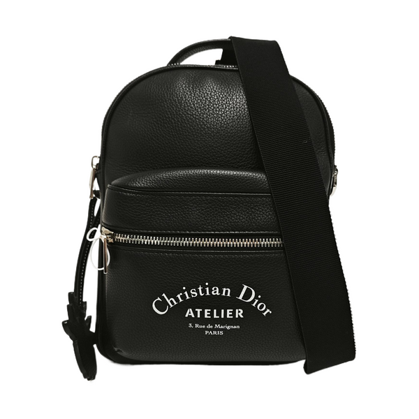 Calfskin Crossbody Bag Black