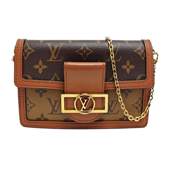 DAUPHINE WOC Monogram Coated Canvas Brown