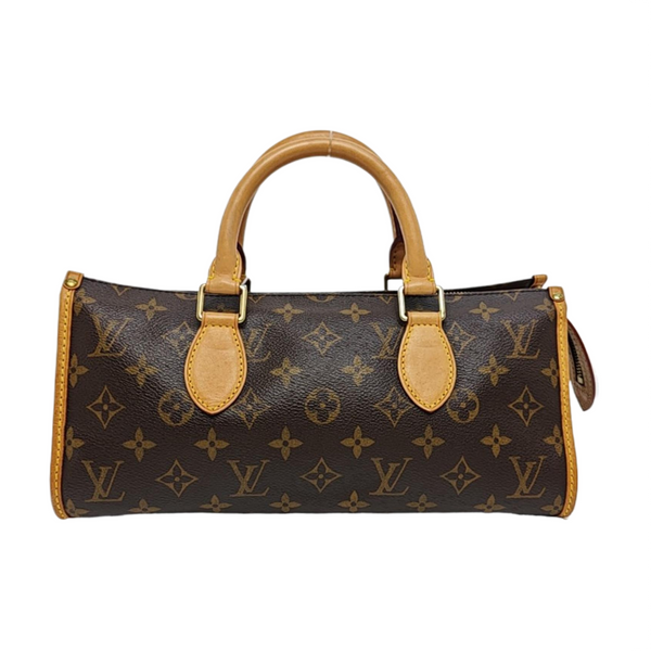 POPINCOURT Monogram Coated Canvas Brown