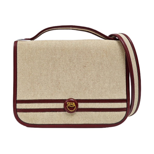 Canvas Shoulder Bag Beige