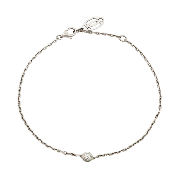 CARTIER D'AMOUR 18k White Gold Silver Bracelet