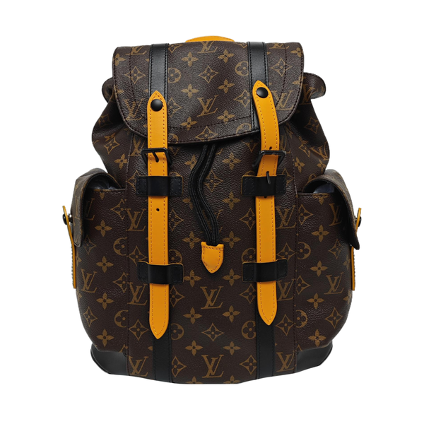 CHRISTOPHER PM Monogram Coated Canvas Brown