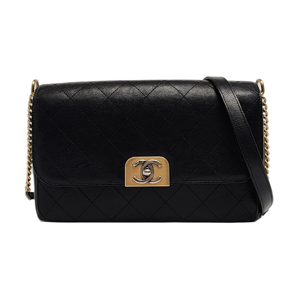 Quilted Calfskin Black