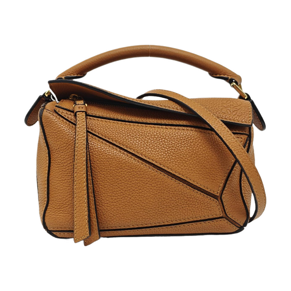 Puzzle Mini Calfskin Brown