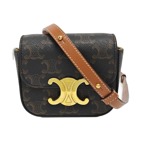 TRIOMPHE Mini Coated Canvas Black