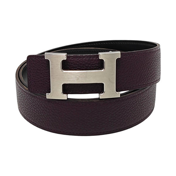 Leather Belt Purple