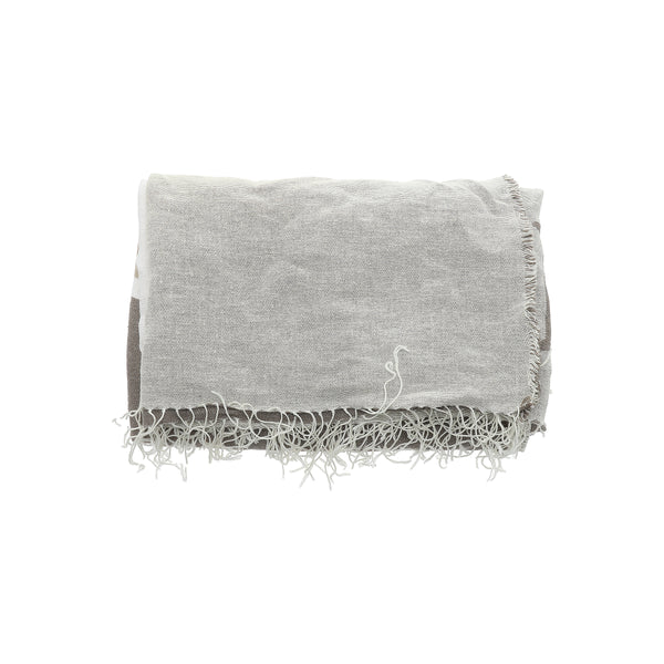White Cotton Scarf