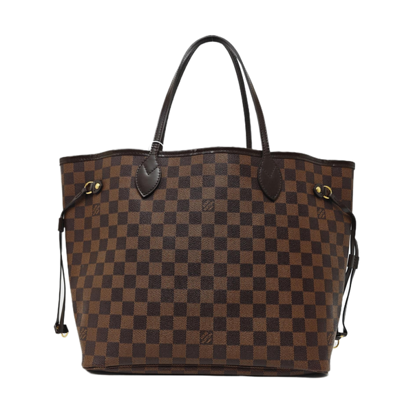 NEVERFULL MM Damier Ebene Coated Canvas Brown