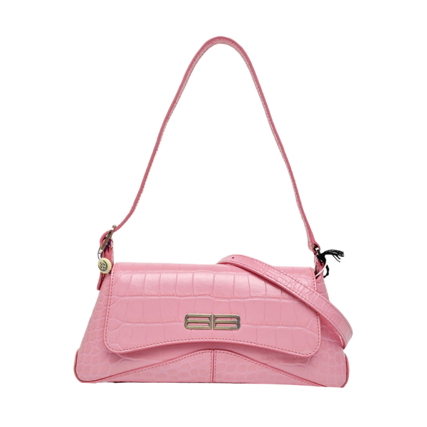 Calfskin Shoulder Bag Pink