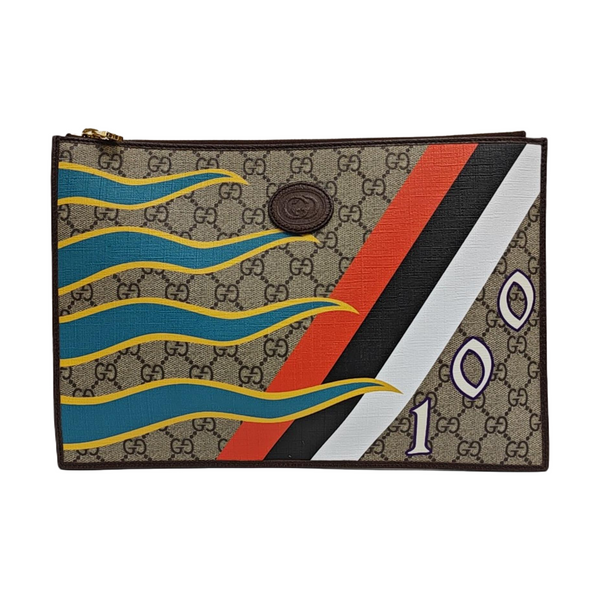 Courrier Monogram Coated Canvas Beige