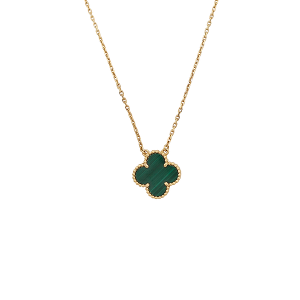 Vintage Alhambra 18k Gold Necklace