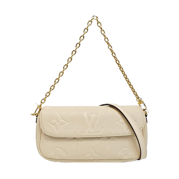IVY Monogram Calfskin Beige