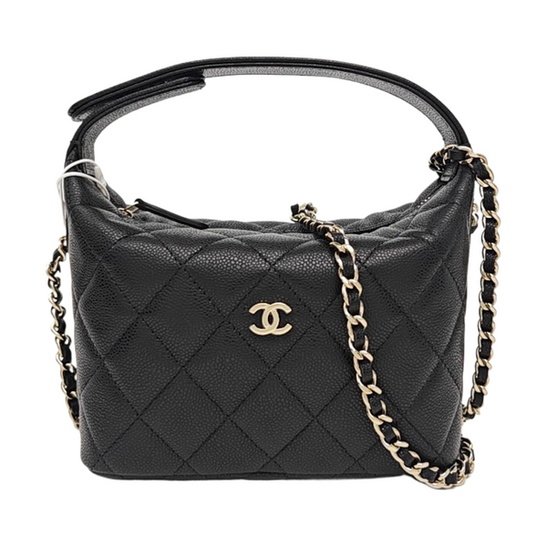 HOBO Quilted Grained Calfskin Black