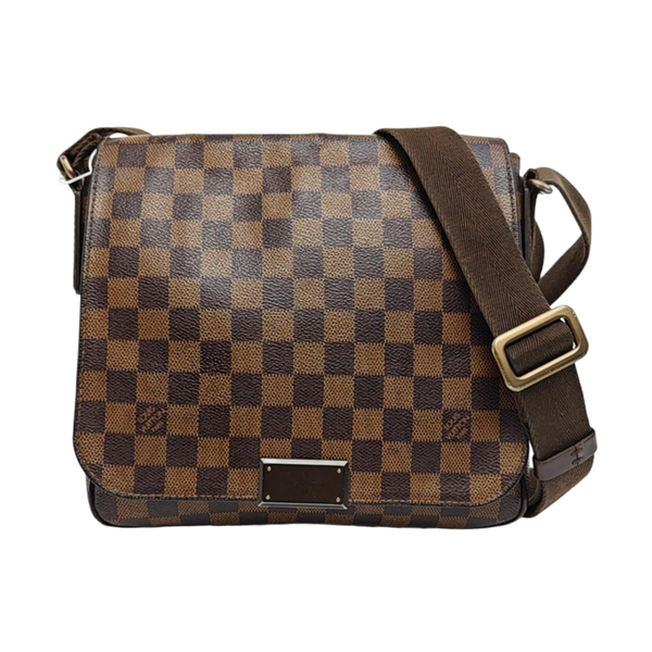 BROOKLYN Damier Ebene Coated Canvas Brown