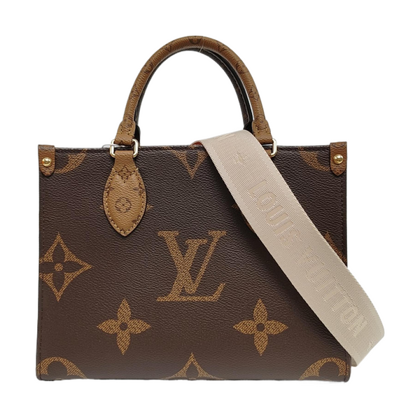 ONTHEGO PM Monogram Coated Canvas Brown