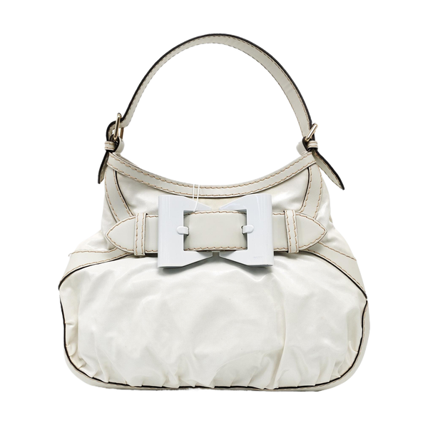 Queen Coated Canvas White