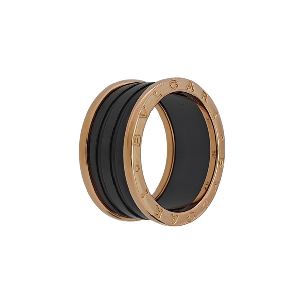 B.ZERO1 18k Rose Gold Ring EU 62