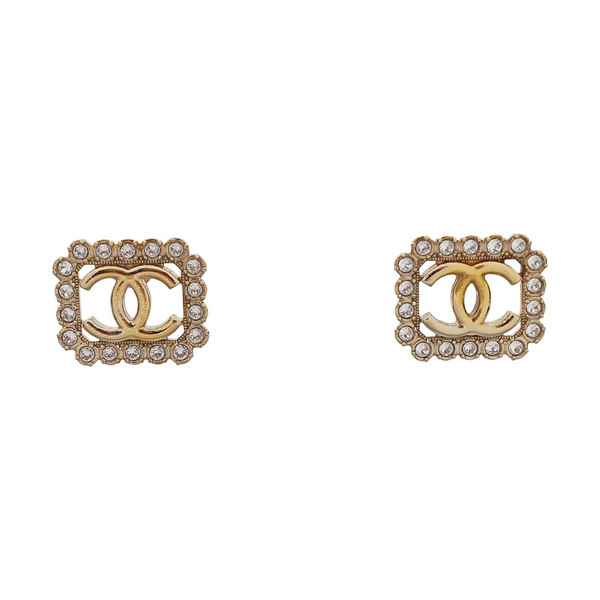 Metal Gold Stud Earrings