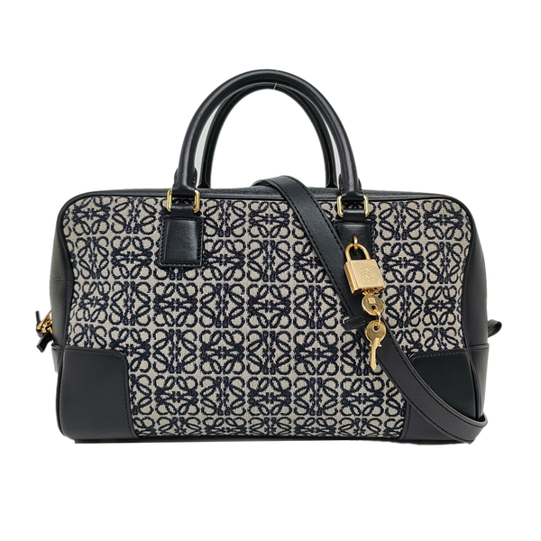 Amazona 28 Monogram Canvas Blue
