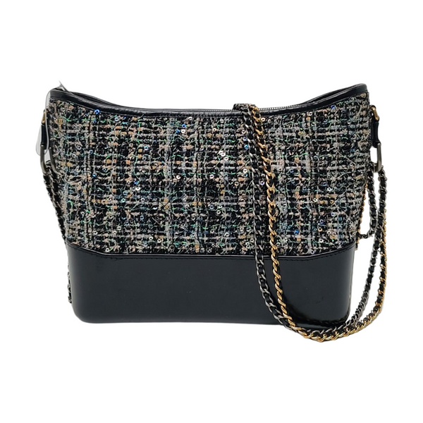 GABRIELLE Medium Quilted Wool Blue