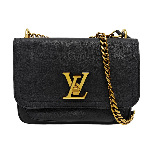 LOCKME TENDER PM Calfskin Black