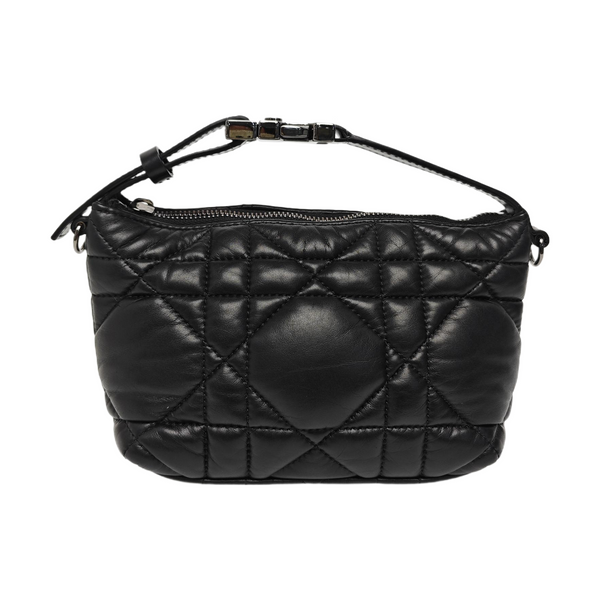 Diortravel Nomad Small Cannage Calfskin Black