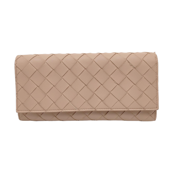 Lambskin Wallet Beige