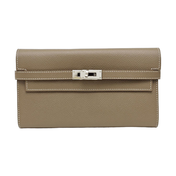 Kelly 20 Epsom Gray Wallet