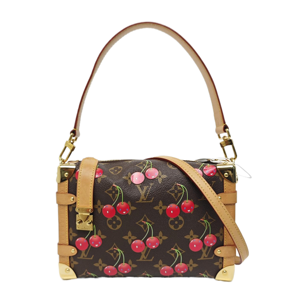 SIDE TRUNK MM Monogram Coated Canvas Brown