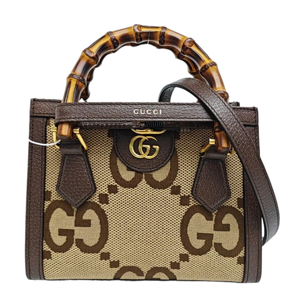 Diana Mini Monogram Canvas Beige