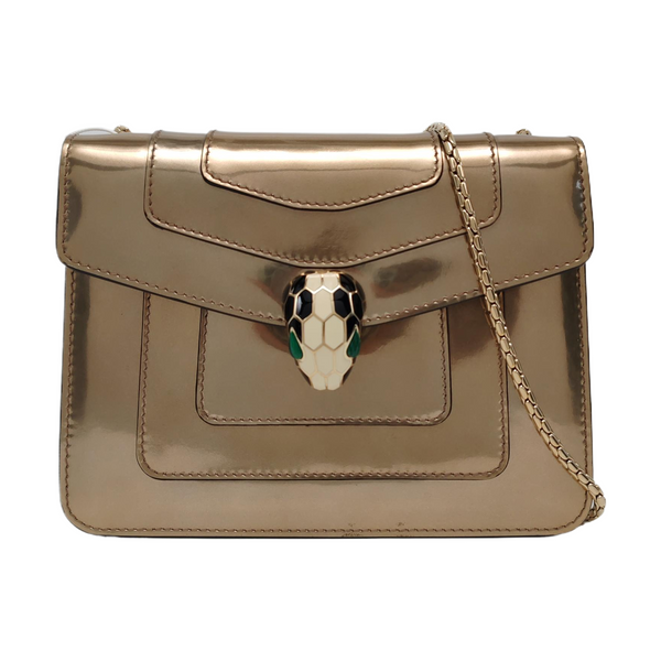 SERPENTI FOREVER Small Quilted Calfskin Beige