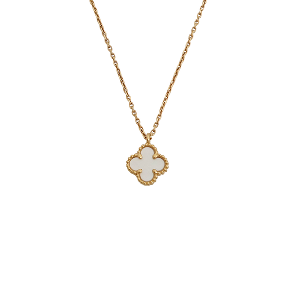 Sweet Alhambra 18k Gold Necklace