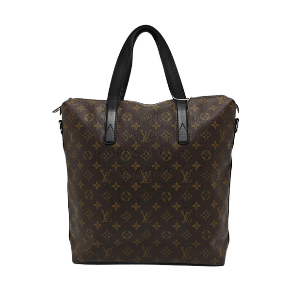 KITAN Monogram Coated Canvas Brown