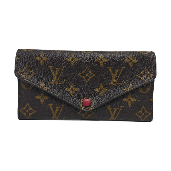 JOSÉPHINE Monogram Coated Canvas Brown Wallet