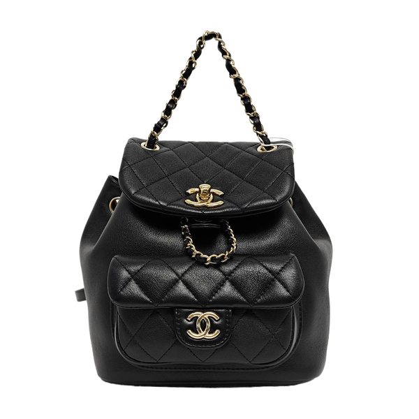 DUMA Quilted Lambskin Black