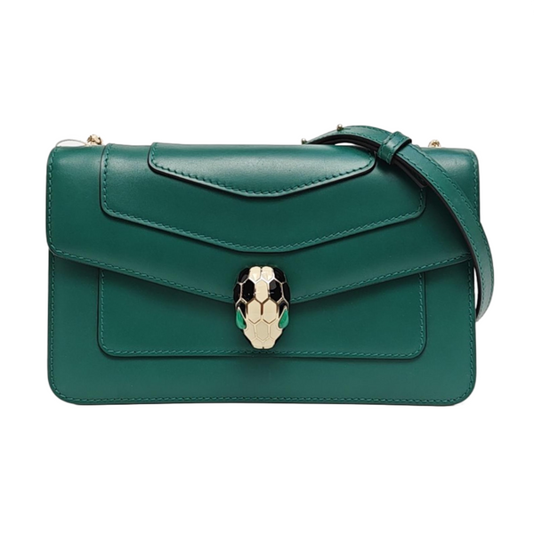SERPENTI FOREVER Small Calfskin Green