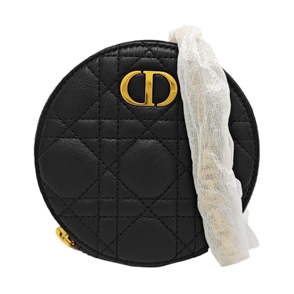 Dior Caro Small Cannage Lambskin Black
