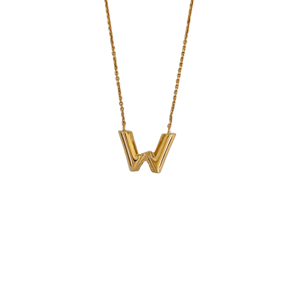 LV & ME Brass Gold Necklace