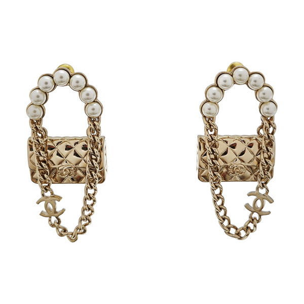 Metal Gold Stud Earrings