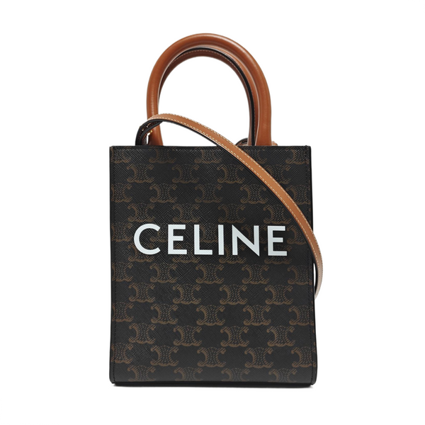 CABAS CELINE Mini Coated Canvas Brown