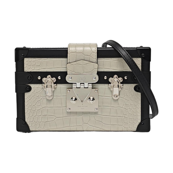 PETITE MALLE Crocodile Gray