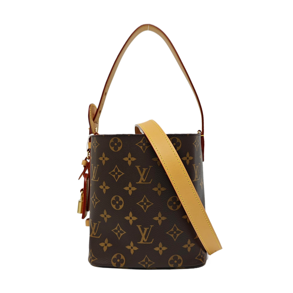 ALL IN Monogram Coated Canvas Brown