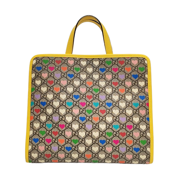 Children’s GG Bucket Monogram Coated Canvas Beige