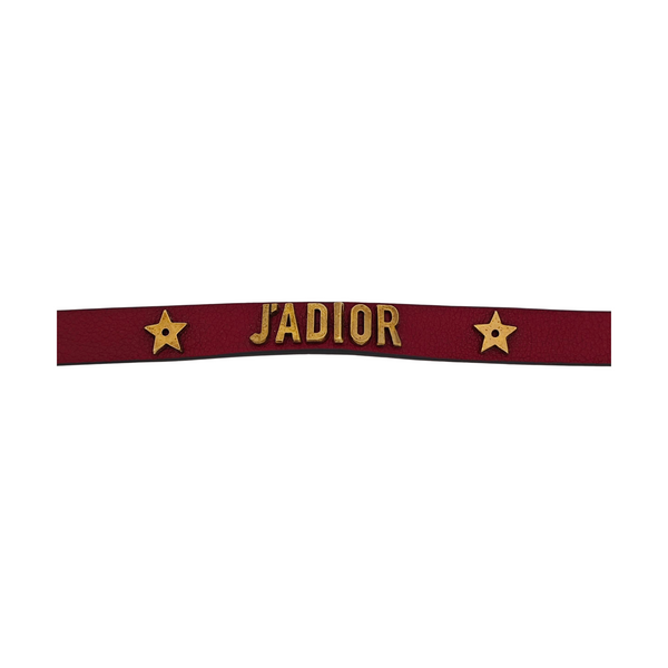 J'adior Metal Red Necklace