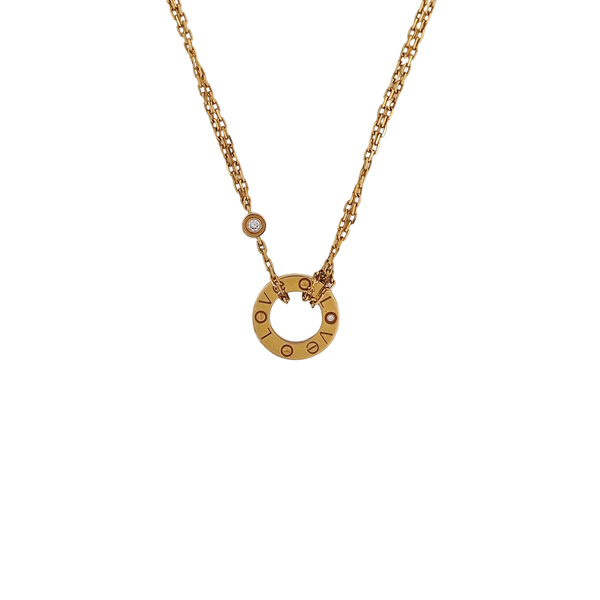 LOVE 18k Rose Gold Necklace
