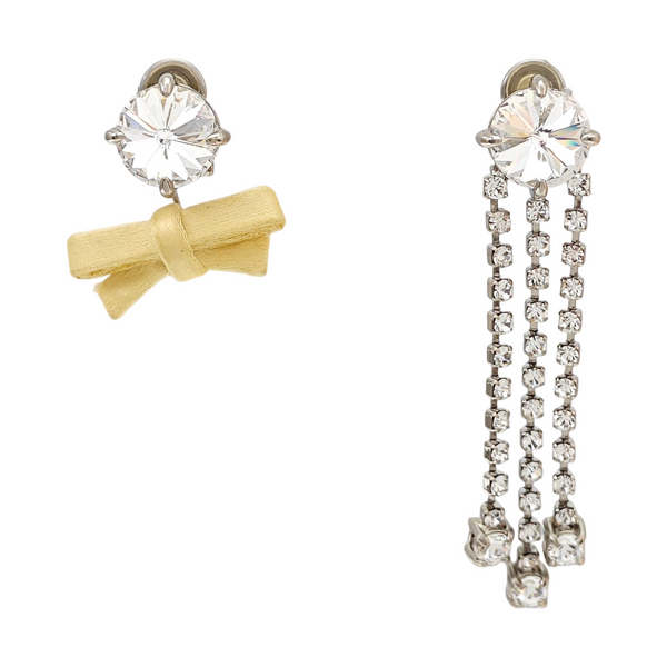 Metal Clear Clip On Earrings
